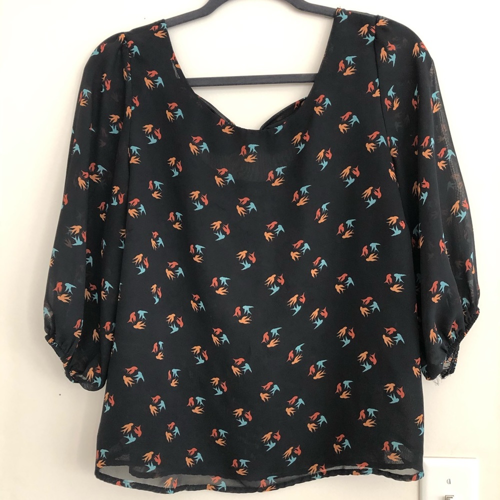 3/4 sleeve blouse